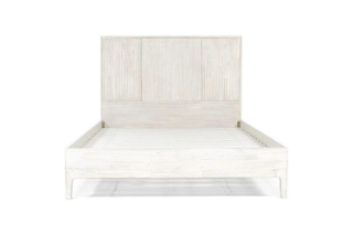 Picture of ADRO Bed Frame (White Wash Finish) - Queen Size 
