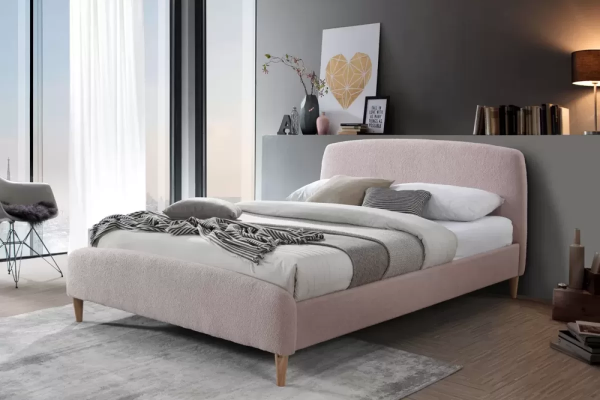 Picture of PRUE King Single Size Bed Frame (Pink)
