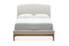 Picture of GINA Fabric & Oak Bed Frame -Double Size