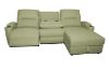 Picture of KIMBERLY Power Reclining Sectional Sofa with Drop-Down Console - Chaise Facing Right