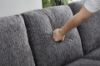 Picture of LIBERTY Premium Chenille Fabric Sectional Sofa (Dark Grey) - Chaise Facing Left with Storage Ottoman