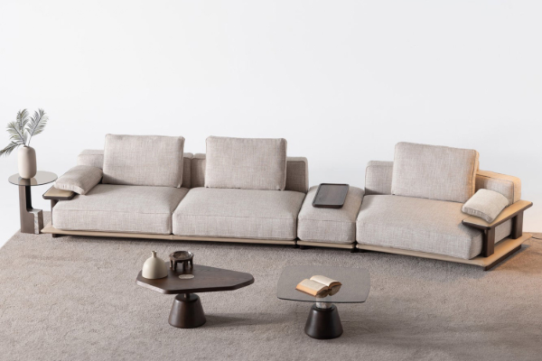 Picture of DIAMOND Sectional Sofa with Console
