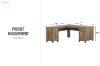 Picture of ELBIN L-Shaped Desk with Integrated Storage Compartment