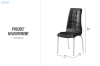 Picture of CARLOS Dining Chair (Black)