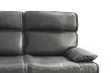 Picture of SOMIA Top-Grain Leather Manual Reclining Sofa Range (Grey)