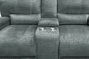 Picture of DAWSON Power Reclining Fabric Sofa Range with Storage Console & Cup Holders (Sage Grey)