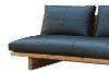 Picture of TIMBERA 100% Genuine Leather Reclaimed Pine Wood Sofa Range - 3+1+1 Sofa Set