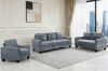 Picture of ANTONIA Fabric Sofa Range (Blue) - 3 Seater