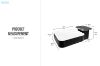 Picture of AURELIO Engineered Stone Top Coffee Table Set with 2-Drawer