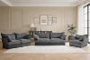 Picture of CAVINAS 3.5/2.5/1.5 Seater Fabric Sofa Range (Dark Grey) - 3.5+2.5 Sofa Set