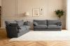 Picture of CAVINAS 3.5/2.5/1.5 Seater Fabric Sofa Range (Dark Grey) - 3.5+2.5+1.5 Sofa Set