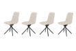 Picture of MARMURA 360° Swivel Dining Chair (Beige) - 4 Chairs in 1 Carton