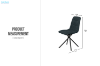 Picture of MARMURA 360° Swivel  Dining Chair (Dark)