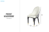 Picture of MILDA Dining Chair (Beige) - Set of 4 