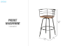 Picture of DANEL Bar Chair - 2 Chairs in 1 Carton