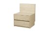 Picture of YUKI 2-Drawer Bedside Table with Back Panel