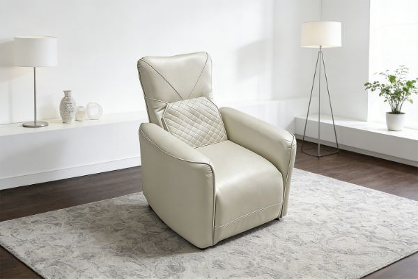 Picture of LAURA Power Recliner Massage Armchair with USB Type-C Ports (Beige)