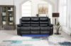 Picture of ORLANDO Air Leather Power Reclining Sofa Range - 3 Seat with Drop Down Cup Holders (3RRC)