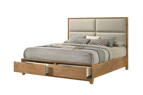 Picture of BRYDEN Bed Frame with Storage Drawers - King Size