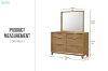 Picture of BRYDEN 6-Drawer Dresser with Mirror