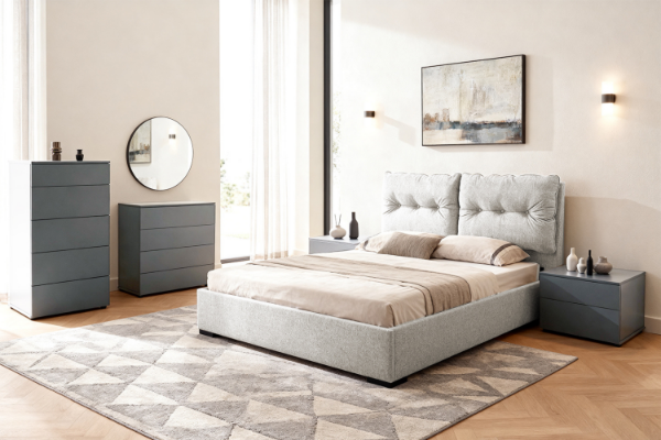 Picture of LORIEN 4PC/5PC/6PC Bedroom Combo Set in Queen/King Size