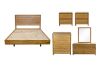 Picture of BRITTON Australian Marri Hardwood Bedroom Combo Set - 6PC King