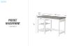 Picture of TIVON 120 Writing Desk 