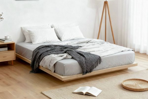 Picture of YUKI Japanese Low Height  Bed Base in Queen/King Size