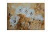 Picture of 357-001 Decorative Wall Art with Golden Frame (80×60cm) - White Flower