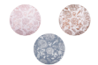 Picture of 371-008/009/011 Peony Placemat with White/Blue Base 38CM