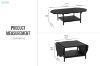 Picture of MORPH Expandable Coffee Table with Storage Shelf (Black)