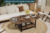 Picture of MORPH Expandable Coffee Table with Storage Shelf (Brown)
