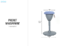 Picture of MOVI Height Adjustable 360° Swivel Self-Balancing Wobble Stool/Active Stool (Multiple Colours)
