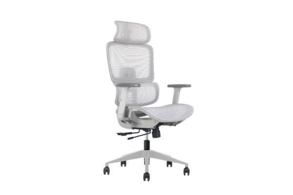 Picture of FLEXO Height Adjustable Mesh Seat Office Chair (Grey)