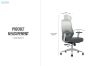 Picture of AVERY High Back Office Chair with Adjustable Headrest, Adjustable Lumbar Support and Seat Slider