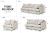Picture of SPENCER 3/2/1 Seater Feather-Filled Fabric Sofa Range