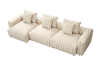 Picture of ROMINA Feather-Filled Modular Sectional Sofa Range - Single LAF Armchair