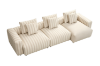 Picture of ROMINA Feather-Filled Modular Sectional Sofa Range - 2PC Combo Set (LAF Armchairx1 + Right Facing Chaisex1)