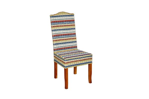 Picture of AMELIO Solid Gamelina Wood & Rattan Dining Chair