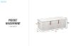 Picture of BOCA Solid Gamelina Wood & Rattan Storage/Blanket Box (125x50x45cm)