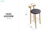 Picture of FIORD Solid Wood Bar Chair