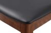 Picture of HORN Solid Wood Dining Chair with Black Cushion (Walnut) - 4 Chairs in 1 Carton