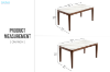 Picture of HARU 160/180 Solid Wood Dining table with Sintered Stone Top 