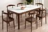Picture of HARU 160/180 Solid Wood Dining table with Sintered Stone Top 