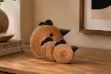 Picture of 650-050 Solid Teak Wood Chicken Family Decorative Sculptures - Set of 3
