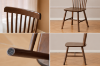 Picture of WINDSOR Solid Wood Dining Chair (Walnut) - Each