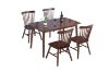 Picture of WINDSOR 130/150 5PC Solid Wood Dining Set (Walnut)