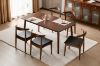 Picture of WINDSOR Solid Wood Dining Table (Walnut) - 130