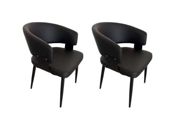 Picture of KALEM  Dining Chair (Black) -2 Chairs in 1 Carton