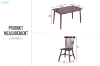 Picture of WINDSOR 130/150 5PC Solid Wood Dining Set (Walnut)